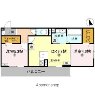 エレガンスビュー【3階】の間取り