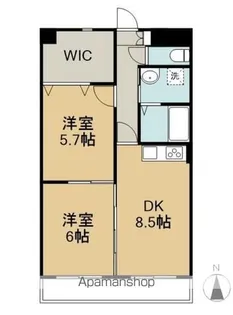 シダーフィールド【3階】の間取り