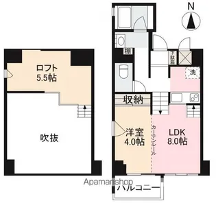 コリドール丸の内【1階】の間取り