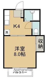 大和町ハイツ【2階】の間取り