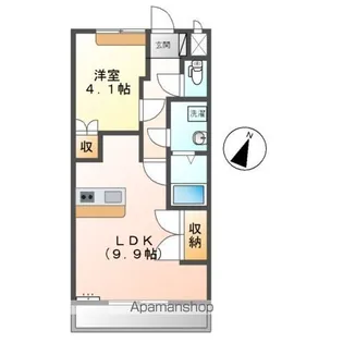 フィールグッドⅠ【1階】の間取り