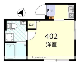 SINCREASE代田橋【4階】の間取り