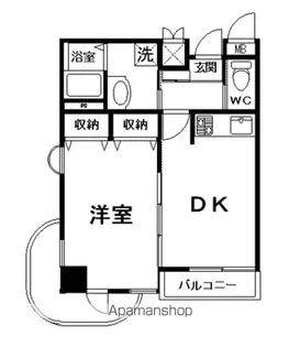 ローズ【405号室】の間取り