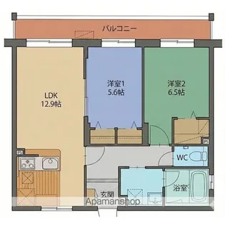FELICIAS(フェリシアス)【3階】の間取り