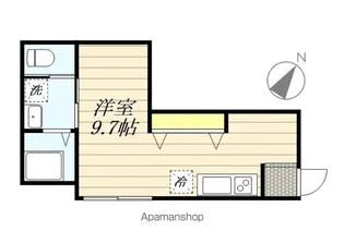 ヴォーノン曙橋【1階】の間取り