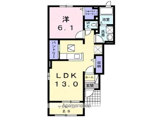 茨城県土浦市神立東2丁目【アパート】の間取り