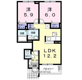 春風Ⅱ【1階】の間取り