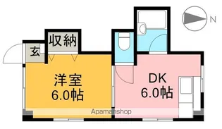 ふじハイツ【3階】の間取り