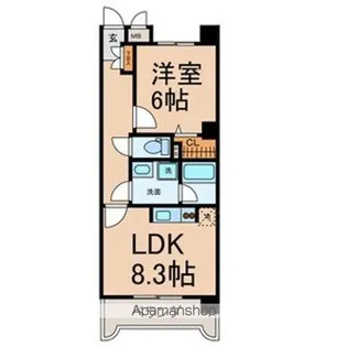 エクセレンス彩【302号室号室】の間取り