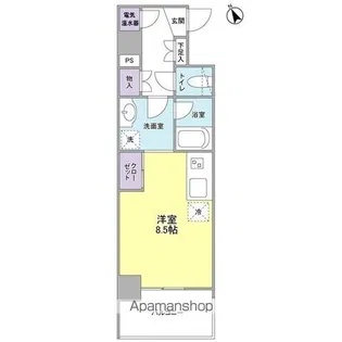 ルモーデセンター北【7階】の間取り