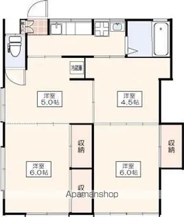第1文化園アパート【1階】の間取り