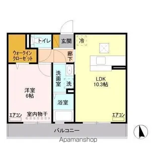 メゾン あい・あこ あこ【1階】の間取り