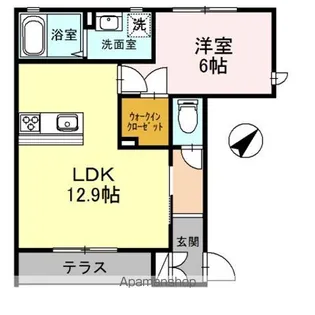 HEARTY’S ENT G棟【1階】の間取り