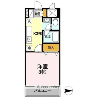 ラ・ステートハウス【1階】の間取り
