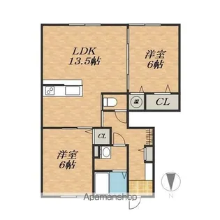 グランドールGⅣ【1階】の間取り