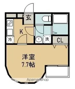 ヘリオス【1階】の間取り