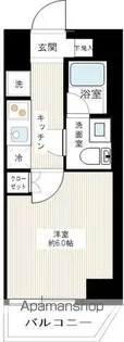 SQUARE CITY TSURUMI RIVERSIDE【405号室号室】の間取り