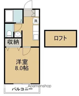 ダンディピース【2階】の間取り