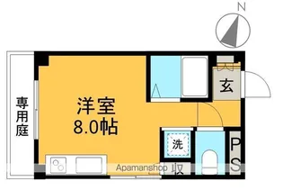 エトワール鴨部Ⅰ【1階】の間取り