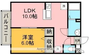 ローゼンハイムA【1階】の間取り