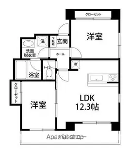 ファーストレーベン長田【202号室】の間取り