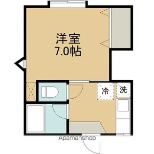 ライズ高松B【201号室】の間取り