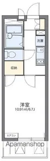 レオパレスアドバンス鶴見【2階】の間取り