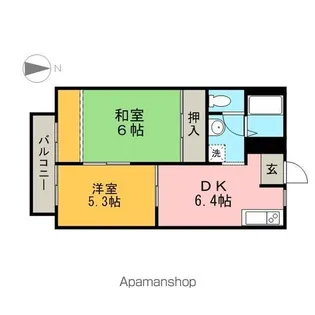 ソレイユトリス【1階】の間取り