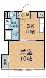 カイセー三芳【203号室】の間取り