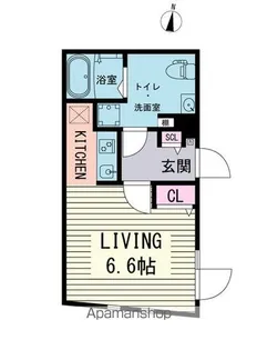 BRANCHE阿佐ヶ谷【2階】の間取り