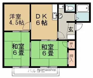 マリアコーポ【1階】の間取り