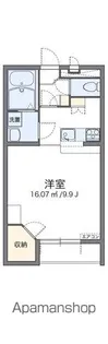 レオパレスせいらC【2階】の間取り