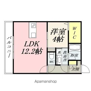 エクセラントロジュマン【3階】の間取り