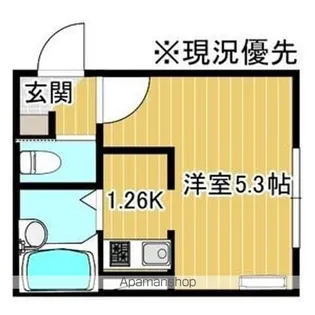 マンサーナ美園【1階】の間取り