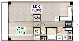 ル・プランタン(脇田新町)【302号室】の間取り