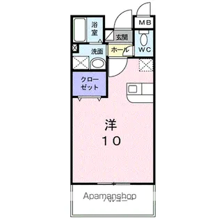 ラ フローラ【2階】の間取り