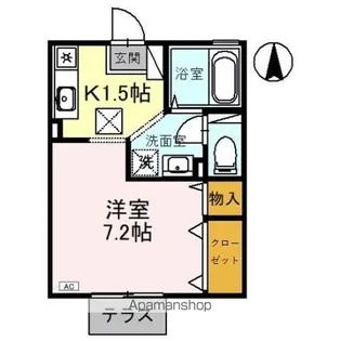 DACハウス’98【1階】の間取り