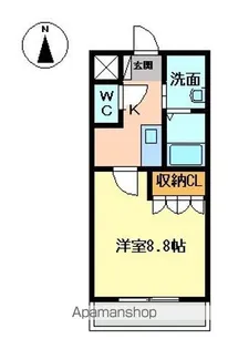 メゾン・サンセリテ【2階】の間取り