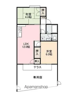 瀬戸ハイツAB【A103号室】の間取り
