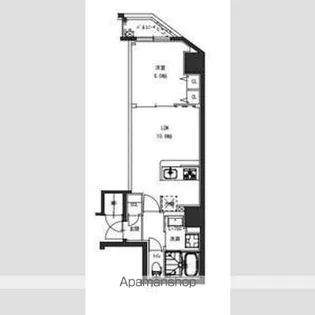 SーRESIDENCE駒込六義園【6階】の間取り