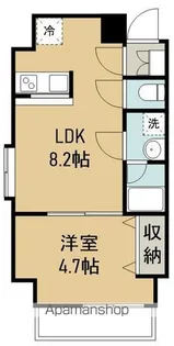 エアフォルク平成【5階】の間取り