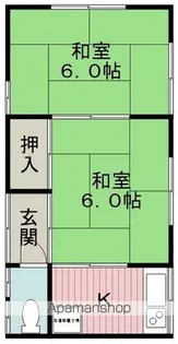 岸本文化【2階】の間取り