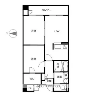 パールヒルズ入江町【8階】の間取り