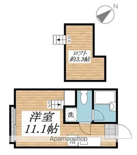 ヒルスミキ上倉田【1階】の間取り