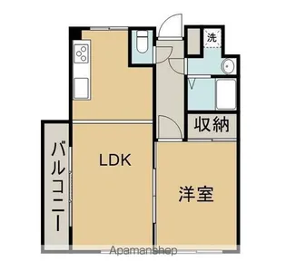 ハートピア京町【5階】の間取り