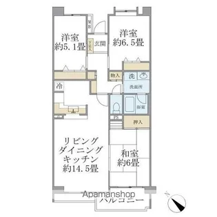 ISM南柏【1階】の間取り