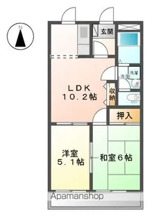 ファインヴィーブル参番館【3階】の間取り