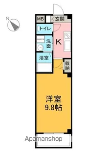マリン半田板山【102号室】の間取り