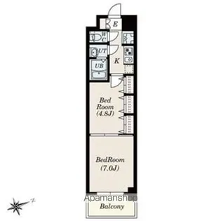 SーRESIDENCE神沢AFFORD12月契約限定キャンペー【216号室】の間取り