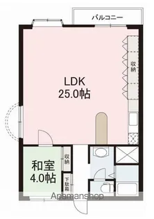 サニーコート高松 604号【6階】の間取り